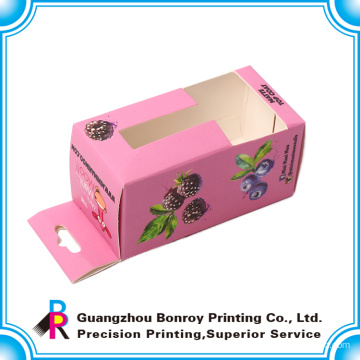 New design for cardboard makeup packaging eyeshadow box with open window